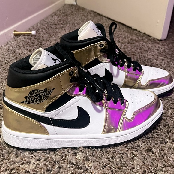 Air Jordan Mid Metallic Sneakers - Picture 1 of 3